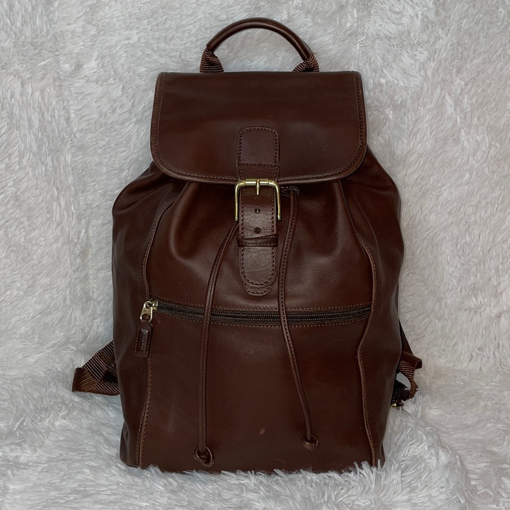 Coach Vintage XL Unisex Brown Backpack Rucksack 0529